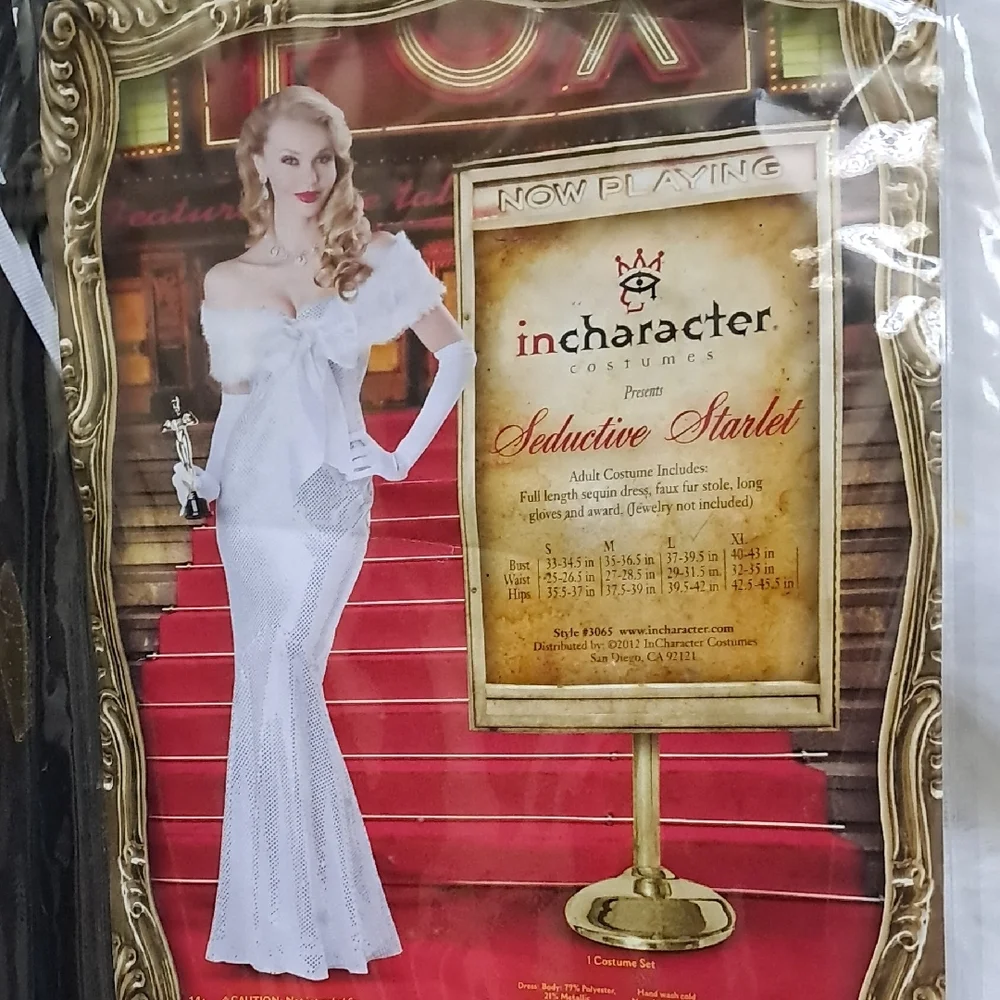 InCharacter Seductive Starlet Womens Costume - Picture 1 of 9